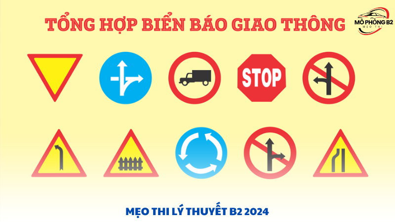 mẹo thi lý thuyết b2 2024